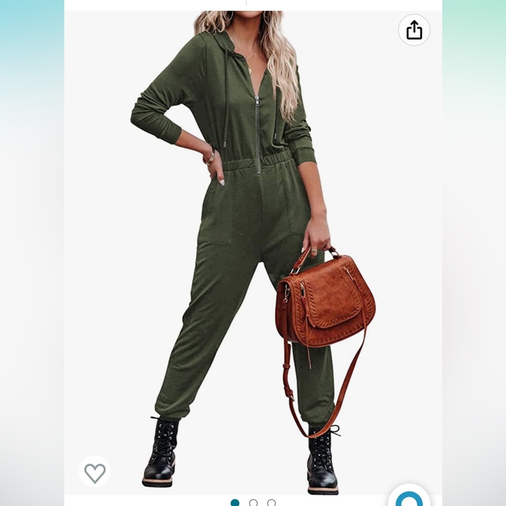 Womens Long Sleeve Off Shoulder Jumpsuit with Pockets